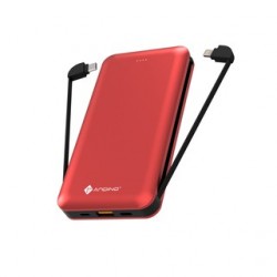 Pin sạc dự phòng ANDINO POWERTWIN 10.000mAh màu Gold