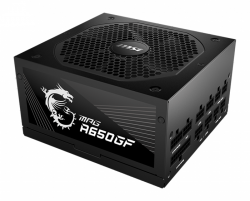 Nguồn máy tính MSI MPG A650GF 650W - 80 Plus Gold - Full modular