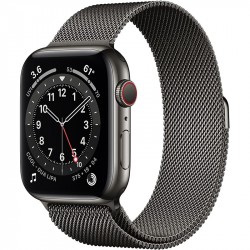 Apple Watch Series 6 GPS + Cellular 44mm viền thép, dây thép