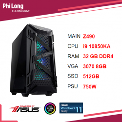 PC Phi Long IGAME J7 ( i9-10850KA-32GB-SSD512-RTX 3070)