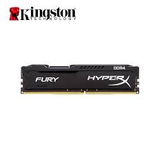 RAM DESKTOP KINGSTON HyperX Fury 16GB (1x16GB) DDR4 2666MHz (HX426C16FB3/16), tản nhiệt nhôm màu đen