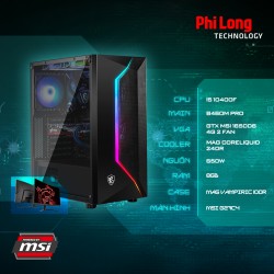 PC MSI VAMPIRIC ( B460/i5-10400F/Ram 8G/ MSI 1650D6-4G 2 FAN/ 650W / MNT G27C4)