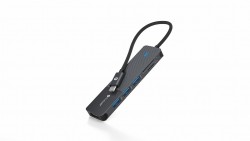 Đầu Chuyển Mazer Infinite.HUB Pro 6-in-1 USB-C TO 4K-HDMI+3USB-A M-UC2MULTI7001-BK