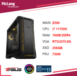 PC PHI LONG ASUS IGAME K1 (I7-11700K-16GB-SSD256-RTX3070)