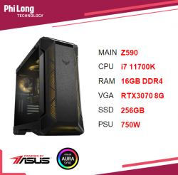 PC PHI LONG ASUS IGAME K1 (I7-11700K-16GB-SSD256-RTX3070)