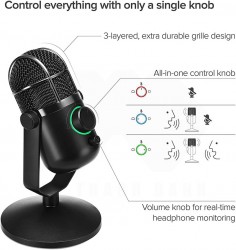 Micro thu âm THRONMAX MDRILL DOME JET BLACK M3 PLUS