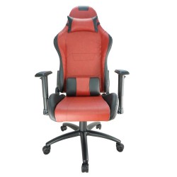 Ghế Game E-DRA EGC205 RED BLACK (Chân xoay, có kê lưng + kê cổ, màu sắc thời thượng, sang trọng)