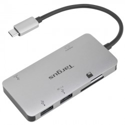 Đầu chuyển Targus USB Type C qua HMDI chuẩn 4K, USB A, USB C, SD cardreader (ACA953)