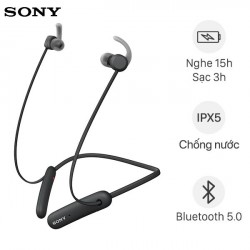 Tai nghe không dây bluetooth Sony WI-SP510 màu đen
