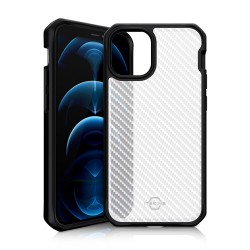 ỐP LƯNG IPHONE 12 PRO MAX ITSKINS HYBRID TEK BLACK