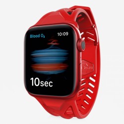 DÂY ĐEO KHÁNG KHUẨN ITSKINS PECTRUM STRAP APPLE WATCH SE/6/5/4 44MM(Blue, Black, Red, Pink)
