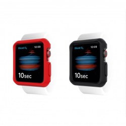ỐP LƯNG KHÁNG KHUẨN ITSKINS SPECTRUM SOLID ANTIMICROBIA APPLE WATCH SE/6/5/4 40MM (Blue, Black, Pink, Red)