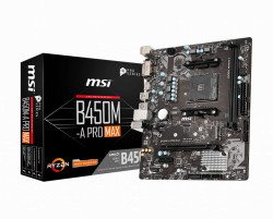 MAINBOARD MSI B450MA PRO MAX (AM4, m-ATX, 2 khe RAM DDR4)