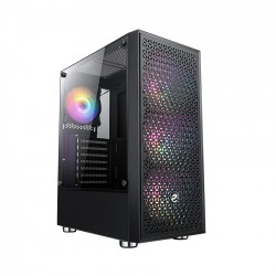 Vỏ máy tính Poseidon R03, 1 mặt kính cường lực, Kèm sẵn 3 Fan RGB led