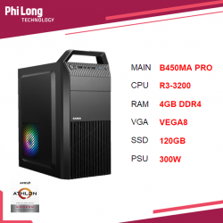 PC PHILONG OFFICE A3 (3200G/4GB/SSD120GB)