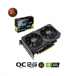 Card màn hình ASUS DUAL-RTX3060-O12G (12GB, GDDR6, OC, 192BIT, 2Fan) Chính hãng