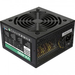 Bộ nguồn máy tính AEROCOOL VX PLUS 600W FAN 12CM BLACK