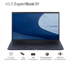 Laptop Asus ExpertBook B9 B9400CEA-KC0558T (i5-1135G7, Ram 8GB, SSD 512GB, Màn hình 14inch FHD, Win10)