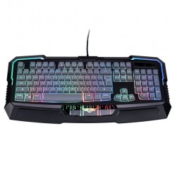 Bàn Phím Giả Cơ Newmen KB813B Gaming Rainbow (Fullsize, LED Rainbow xuyên phím, Màu Đen)