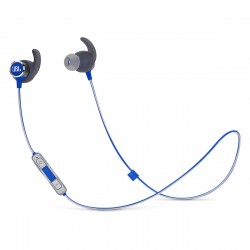 Tai nghe không dây thể thao JBL REFLECT MINI 2 màu xanh, có dây đeo cổ