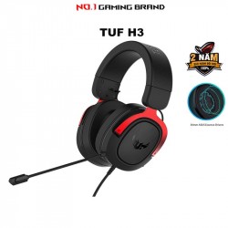 Tai Nghe Gaming Asus TUF H3 (1xJack 3.5+2xJack3, Có Micro) Hàng chính hãng, Bảo hành 24 tháng