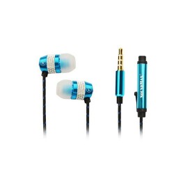 Tai nghe in ear có dây Soundmax AH306S màu xanh