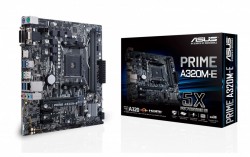 MAINBOARD ASUS PRIME A320M-E ( AMD RYZEN AM4, DDR4x2, VGA, HDMI, M2, DVI )