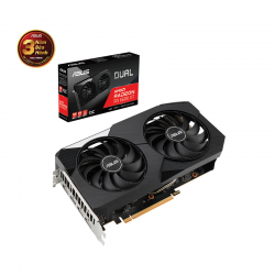 Card Màn Hình Asus DUAL RX 6600 XT-O8G (HDMI 2.1, Display Port x 3,PCI Express 4.0)
