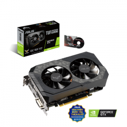VGA CARD ASUS (TUF-GTX1660Ti-O6G-EVO-GAMING) 6GB/DDR6/OC/192BIT/2F