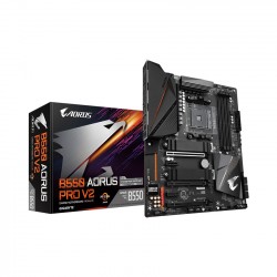 Mainboard Gigabyte B550 AORUS PRO V2 (AMD B550, Socket AM4, m-ATX, 4 khe RAM DDR4)