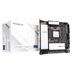 MAINBOARD GIGABYTE Z590I VISION D (LGA1200, Mini-ITX, 2xDDR4, DisplayPort)