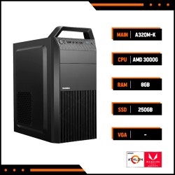 PC PHILONG OFFICE A1 (AMD 3000G, A320M Main, 8GB Ram, 250GB SSD, Q15 Case, 400W Coolermaster)