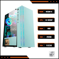 PC GAMING PHI LONG INTEL001 (intel Core i3-10105F, Main H510M-K, VGA 1030, 8GB RAM, 250GB SSD, Vỏ Case GOLDEN FIELD, Nguồn 600W)