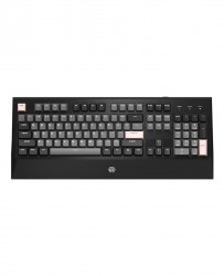 Bàn phím Cơ Mojike GK1 Black Pink (Akko V2 Blue Switch, LED Trắng)