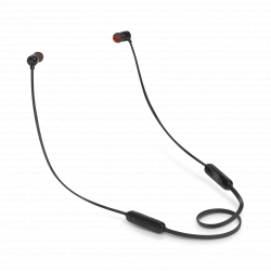 Tai Nghe Không Dây JBL T110BT Màu Đen (Bluetooth, In-ear, Mic, Pin 120mAh, Quàng Cổ)