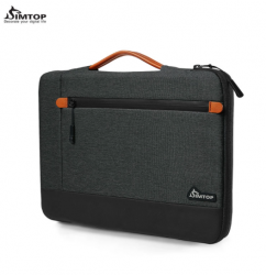 TÚI CHỐNG SỐC 14 INCH SIMTOP LEATHER AIR (BLACK, S1005-D01D)