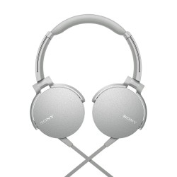 Tai Nghe Chụp Tai Sony ExtraBass MDR-XB550AP (Màu Trắng, Mic, 1 Jack 3.5, 1.2m)