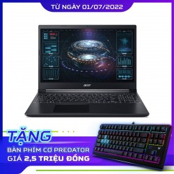Laptop Acer Gaming Aspire 7 A715-42G-R05G (NH.QAYSV.007) (R5 5500U, 8GB RAM, 512GB SSD, 15.6 inch FHD 144Hz, GTX1650 4GB, Win 11, Đen)