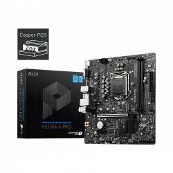 Mainboard MSI H510M-A PRO (Socket 1200, m-ATX, 2 Khe Ram DDR4, VGA, HDMI)