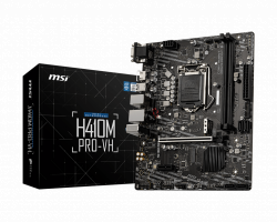 Mainboard MSI H410M PRO VH (Socket 1200, m-ATX, 2 khe RAM DDR4, VGA, HDMI)