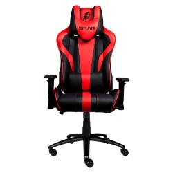 Ghế Gaming 1St Player FK1 màu đen phối đỏ (da PU, chân thép xoay, tay 2D, ngã lưng 90 đến 180 độ)