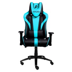 Ghế Gaming 1St Player FK1 Đen phối xanh (da PU, chân thép xoay, tay 2D, ngã lưng 90 đến 180 độ