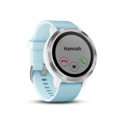 Đồng Hồ Thông Minh Garmin Vivoactive 3 Element (010-01769-A6, Màu Trắng, Màu Xanh)
