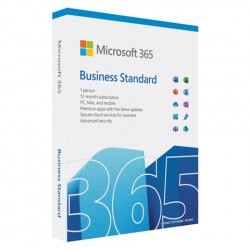 Phần Mềm Microsoft 365 Business Standard Retail English APAC EM (KLQ-00649, Dành Cho 1 Người, 5 thiết bị/tài khoản)