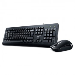 Bộ Bàn Phím Chuột Genius KM-160 (USB, Có dây)