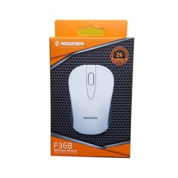 Chuột không dây NEWMEN F368 1000DPI màu trắng viền đen, 1 pin AA