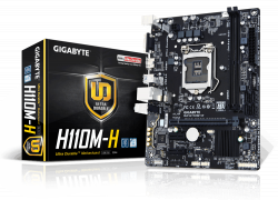MAINBOARD GIGABYTE H110M-H (LGA1151, SKYLAKE, DDR4, VGA, HDMI)