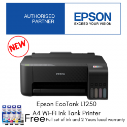 Máy in phun màu Epson L1250 ( A4 1 mặt , 4 màu, in liên tục, có wifi) CH