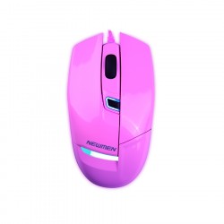 Chuột Quang Có Dây Newmen G10 plus, độ phân giải 1600DPI, kết nối cổng USB 2.0, màu Hồng