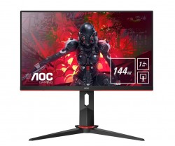 Màn Hình Gaming AOC 23.8inch 24G2E (Tấm nền IPS, Độ phân giải FHD, Tốc độ làm mới 144Hz, HDR, VGA, HDMI, DisplayPort)